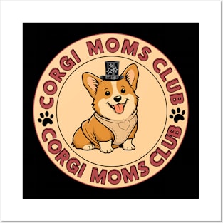 Mom of Corgy Posters and Art